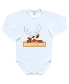 Body dziecięce WESOŁYCH ŚWIĄT (RENIFEREK) 2