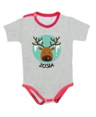 Body dziecięce ZASYPANY RENIFER