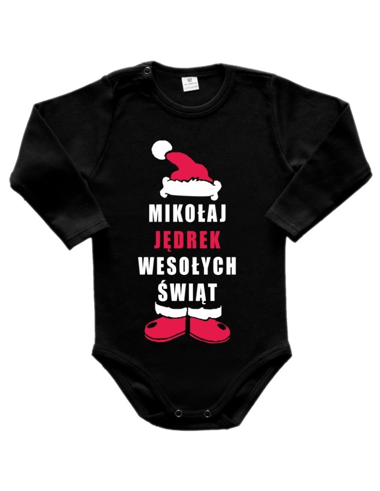 Body dziecięce MIKOŁAJ -TWOJE IMIĘ-