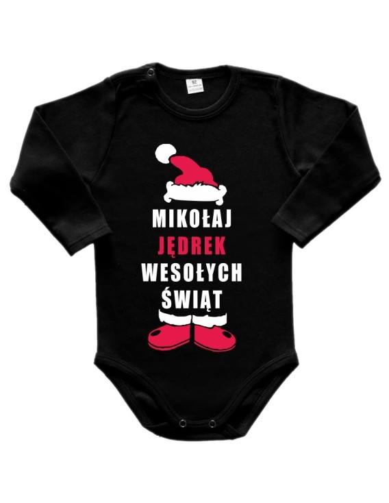 Body dziecięce MIKOŁAJ -TWOJE IMIĘ-