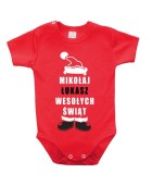 Body dziecięce MIKOŁAJ -TWOJE IMIĘ-