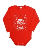 Body dziecięce MAGIA ŚWIĄT (CZAPKA)