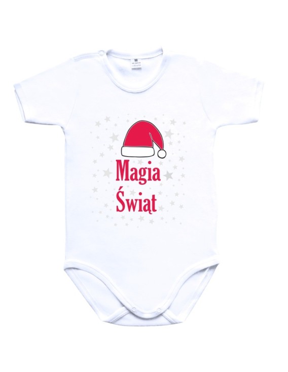 Body dziecięce MAGIA ŚWIĄT (CZAPKA)