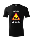 Koszulka męska UWAGA! MIKOŁAJ