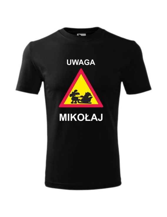 Koszulka męska UWAGA! MIKOŁAJ