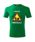 Koszulka męska UWAGA! MIKOŁAJ