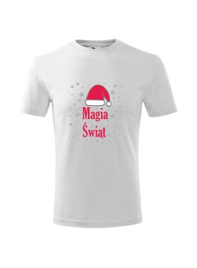 Koszulka dziecięca MAGIA ŚWIĄT (CZAPKA)