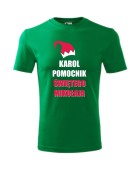 Koszulka męska POMOCNIK ŚWIĘTEGO MIKOŁAJA