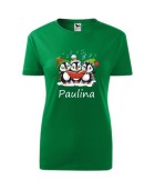 Koszulka damska PINGWINKI KOLĘDNICY
