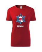 Koszulka damska RENIFEREK NA ŚNIEŻYNCE