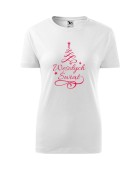 Koszulka damska WESOŁYCH ŚWIĄT (CHOINKA) 2