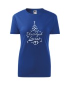 Koszulka damska WESOŁYCH ŚWIĄT (CHOINKA) 2