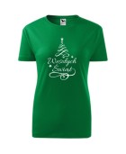 Koszulka damska WESOŁYCH ŚWIĄT (CHOINKA) 2