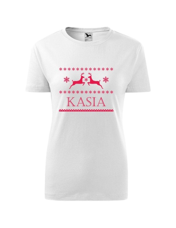 Koszulka damska ŚWIĄTECZNY WZÓR