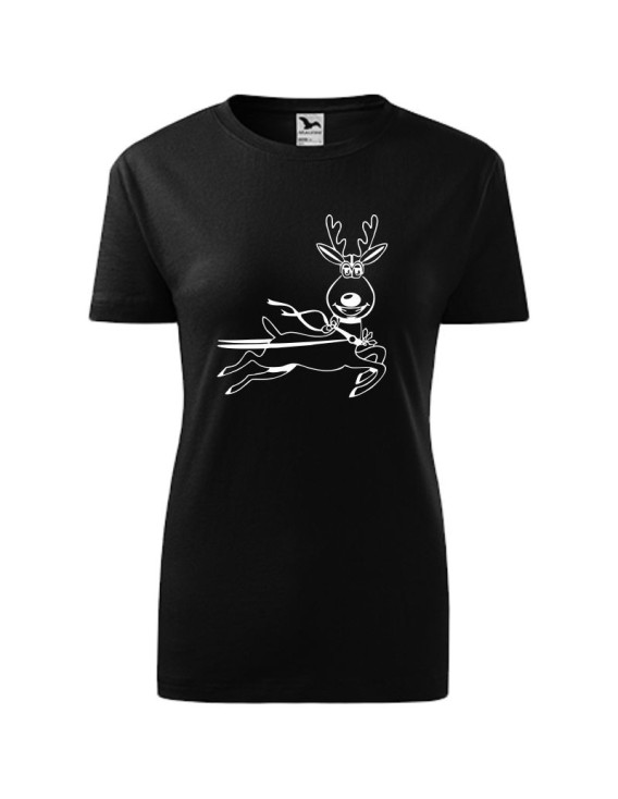 Koszulka damska PĘDZĄCY RENIFER