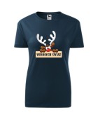 Koszulka damska WESOŁYCH ŚWIĄT (RENIFEREK) 2