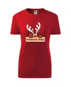 Koszulka damska WESOŁYCH ŚWIĄT (RENIFEREK) 2