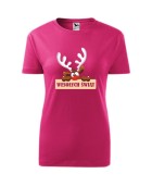 Koszulka damska WESOŁYCH ŚWIĄT (RENIFEREK) 2