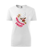 Koszulka damska WESOŁYCH ŚWIĄT (WESOŁY RENIFER)