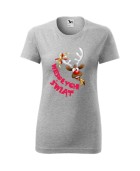 Koszulka damska WESOŁYCH ŚWIĄT (WESOŁY RENIFER)