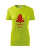 Koszulka damska WESOŁYCH ŚWIĄT (CHOINKA) 3