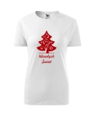 Koszulka damska WESOŁYCH ŚWIĄT (CHOINKA) 3