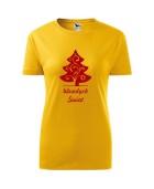 Koszulka damska WESOŁYCH ŚWIĄT (CHOINKA) 3