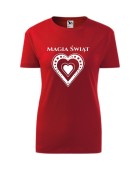 Koszulka damska MAGIA ŚWIĄT (SERCE)