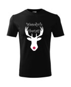 Koszulka męska WESOŁYCH ŚWIĄT (RENIFER) 4