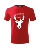 Koszulka męska WESOŁYCH ŚWIĄT (RENIFER) 4