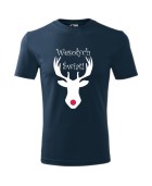 Koszulka męska WESOŁYCH ŚWIĄT (RENIFER) 4