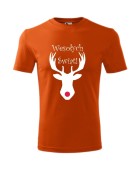 Koszulka męska WESOŁYCH ŚWIĄT (RENIFER) 4