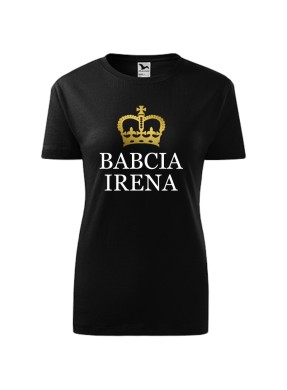 Koszulka damska BABCIA (KORONA)