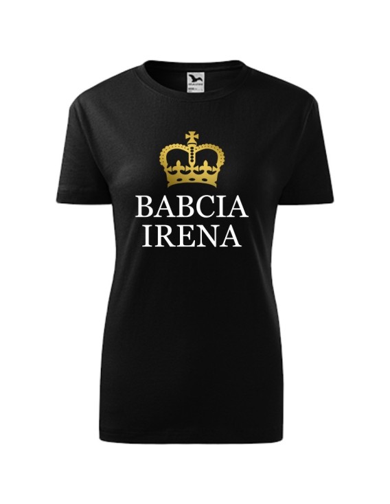 Koszulka damska BABCIA (KORONA)