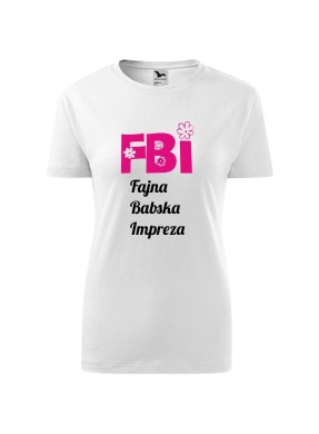 Koszulka damska FBI - FAJNA...