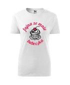 Koszulka damska FAJNA ZE MNIE BABECZKA