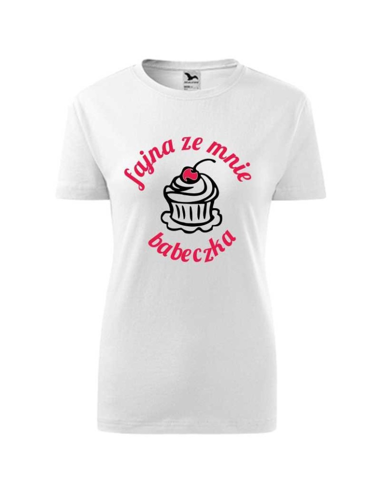Koszulka damska FAJNA ZE MNIE BABECZKA