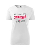 Koszulka damska JESTEM PROSTĄ KOBIETĄ