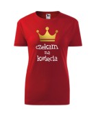 Koszulka damska CZEKAM NA KSIĘCIA