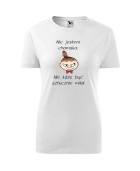 Koszulka damska NIE JESTEM CHAMSKA, NIE LUBIĘ BYĆ SZTUCZNA MIŁA