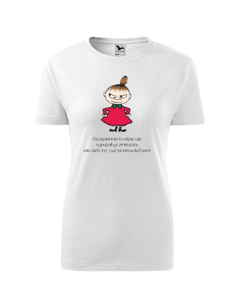 Koszulka damska CODZIENNIE BUDZĘ SIĘ SYMPATYCZNIEJSZA