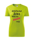 Koszulka damska ŻONA, KTÓRA MA ZAWSZE RACJĘ