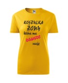 Koszulka damska ŻONA, KTÓRA MA ZAWSZE RACJĘ