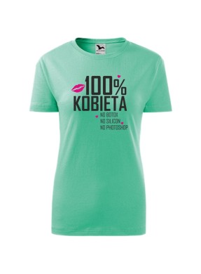 Koszulka damska- 100 % kobieta