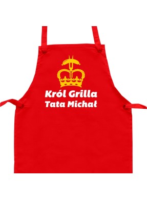 Fartuch kuchenny KRÓL GRILLA TATA