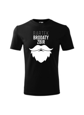 Koszulka męska z nadrukiem "BRODATY ZBIR"