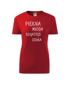 Koszulka damska PIĘKNA MŁODA BOGATEGO SZUKA