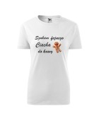 Koszulka damska SZUKAM FAJNEGO CIACHA DO KAWY