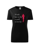 Koszulka damska W NIEBIE MNIE NIE CHCĄ, A W PIEKLE SIĘ MNIE BOJĄ