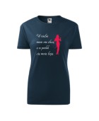 Koszulka damska W NIEBIE MNIE NIE CHCĄ, A W PIEKLE SIĘ MNIE BOJĄ